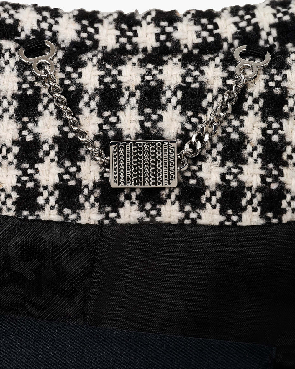 Gingham Tweed Jacket - Black Multi
