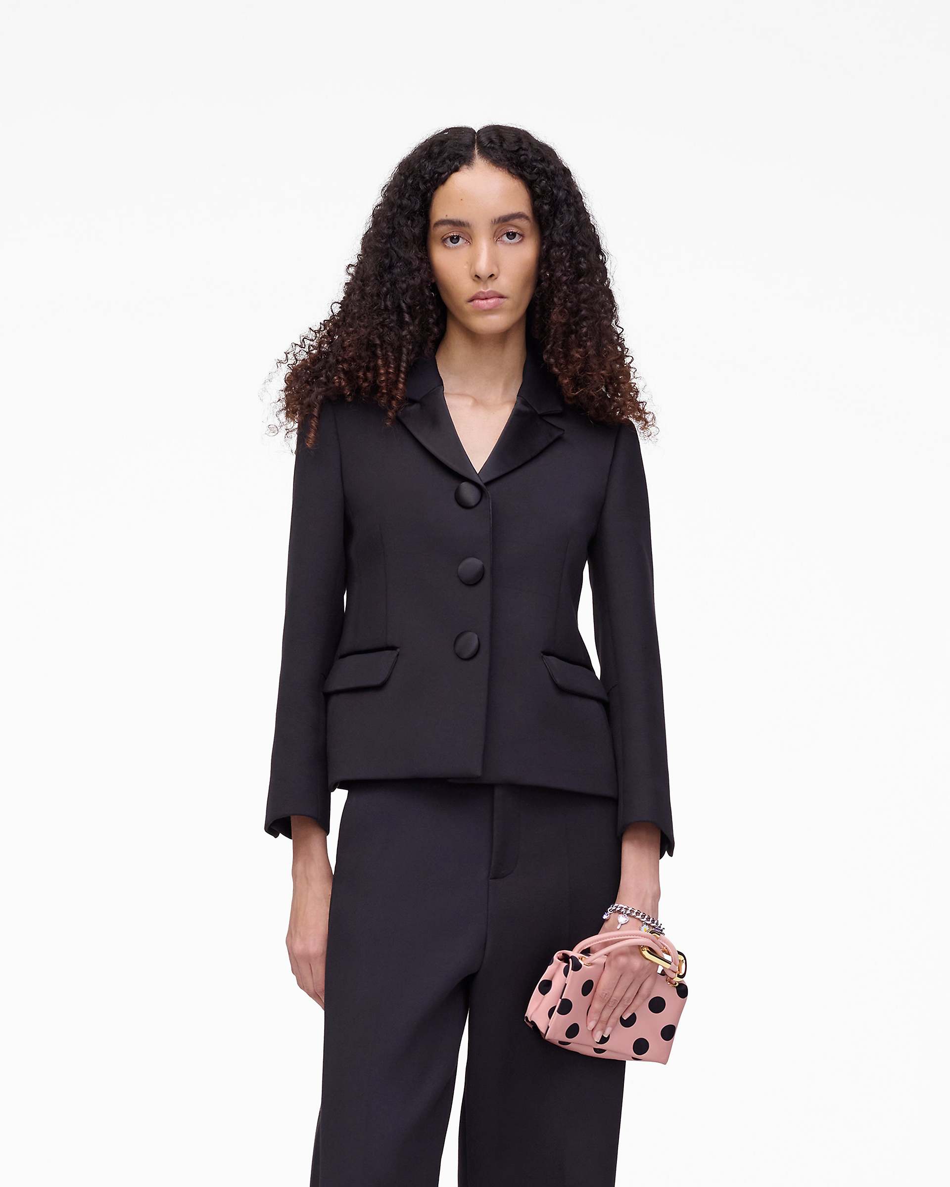 Tuxedo Suiting Blazer - Black
