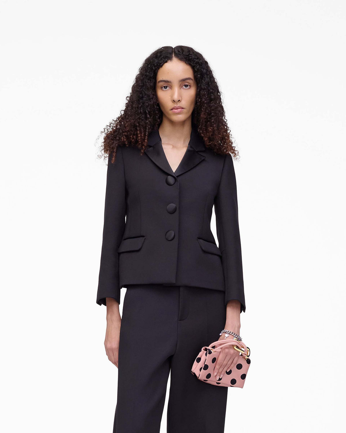 Tuxedo Suiting Blazer - Black