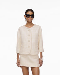 Tweed Backwards Lady Jacket - Ivory