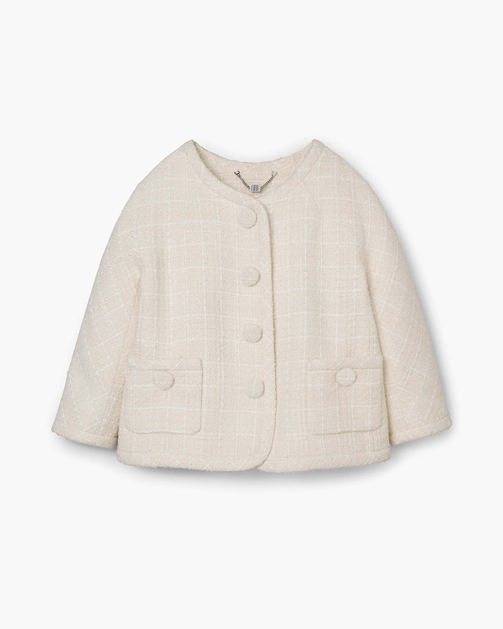Tweed Backwards Lady Jacket - Ivory