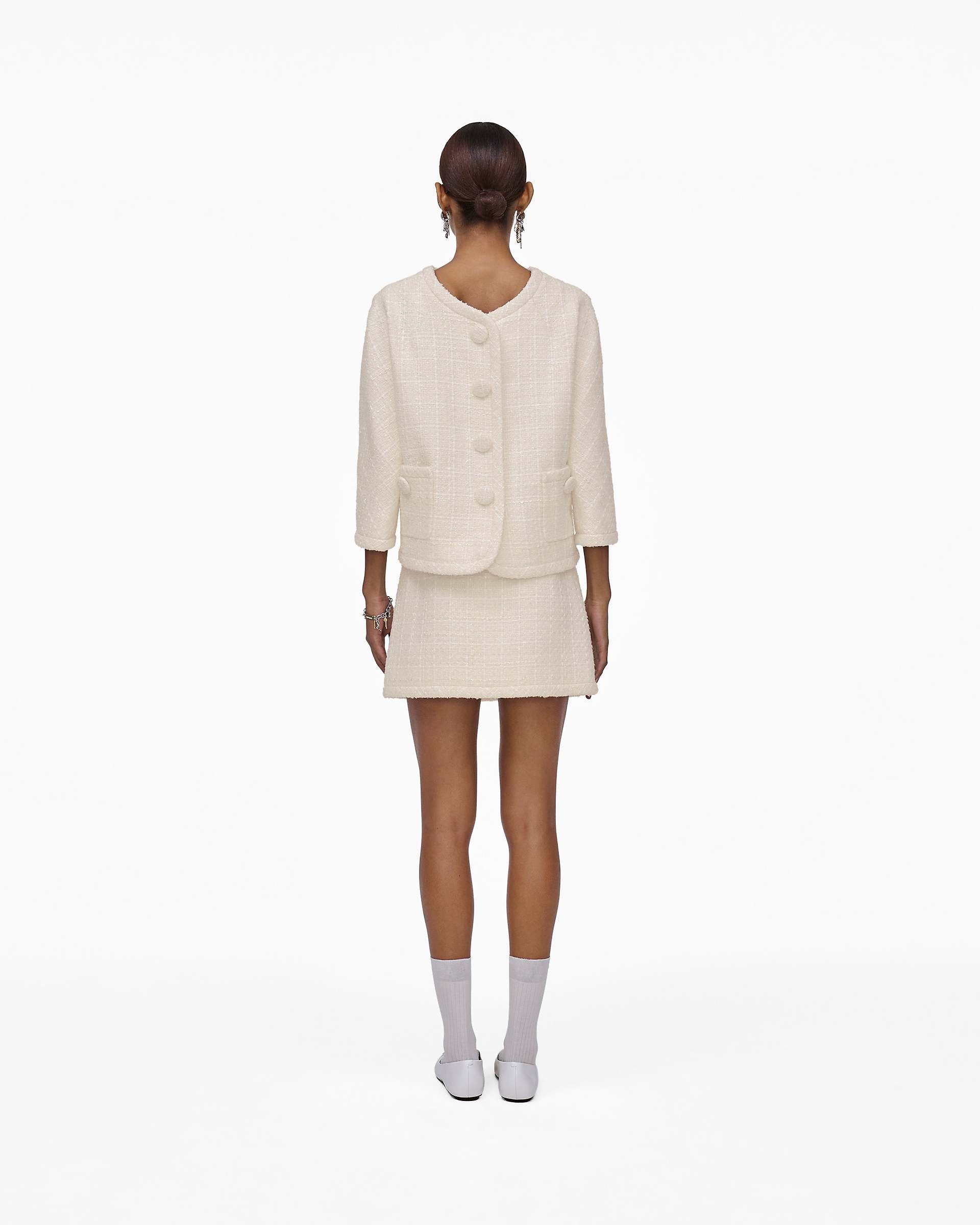 Tweed Backwards Lady Jacket - Ivory