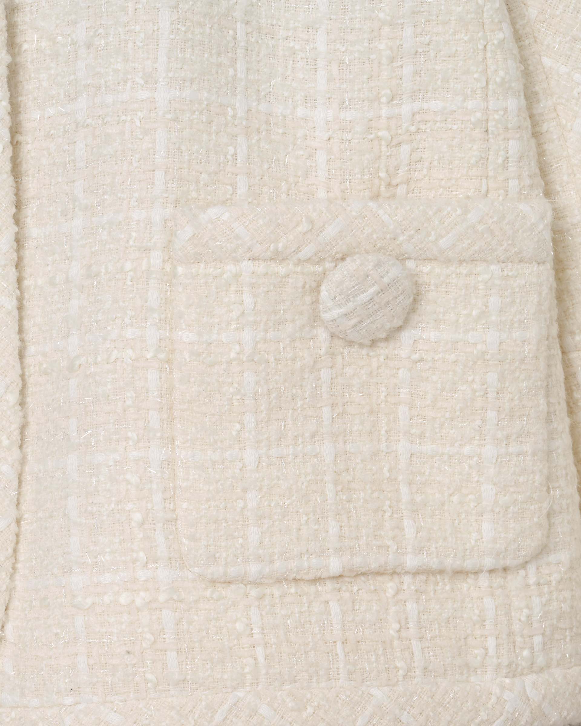 Tweed Backwards Lady Jacket - Ivory