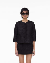 Tweed Backwards Lady Jacket - Black