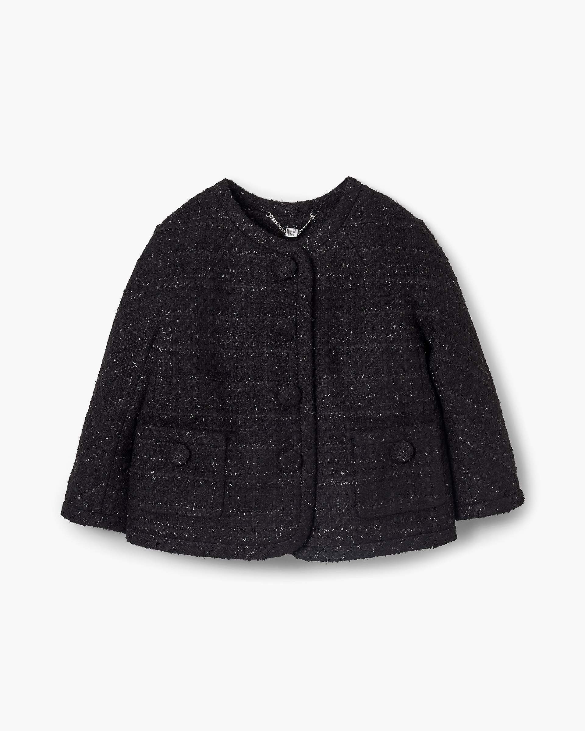 Tweed Backwards Lady Jacket - Black