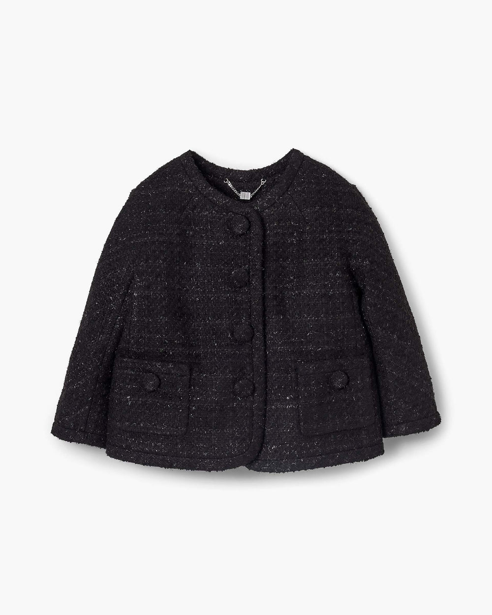 Tweed Backwards Lady Jacket - Black