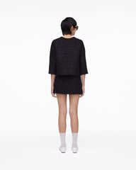 Tweed Backwards Lady Jacket - Black