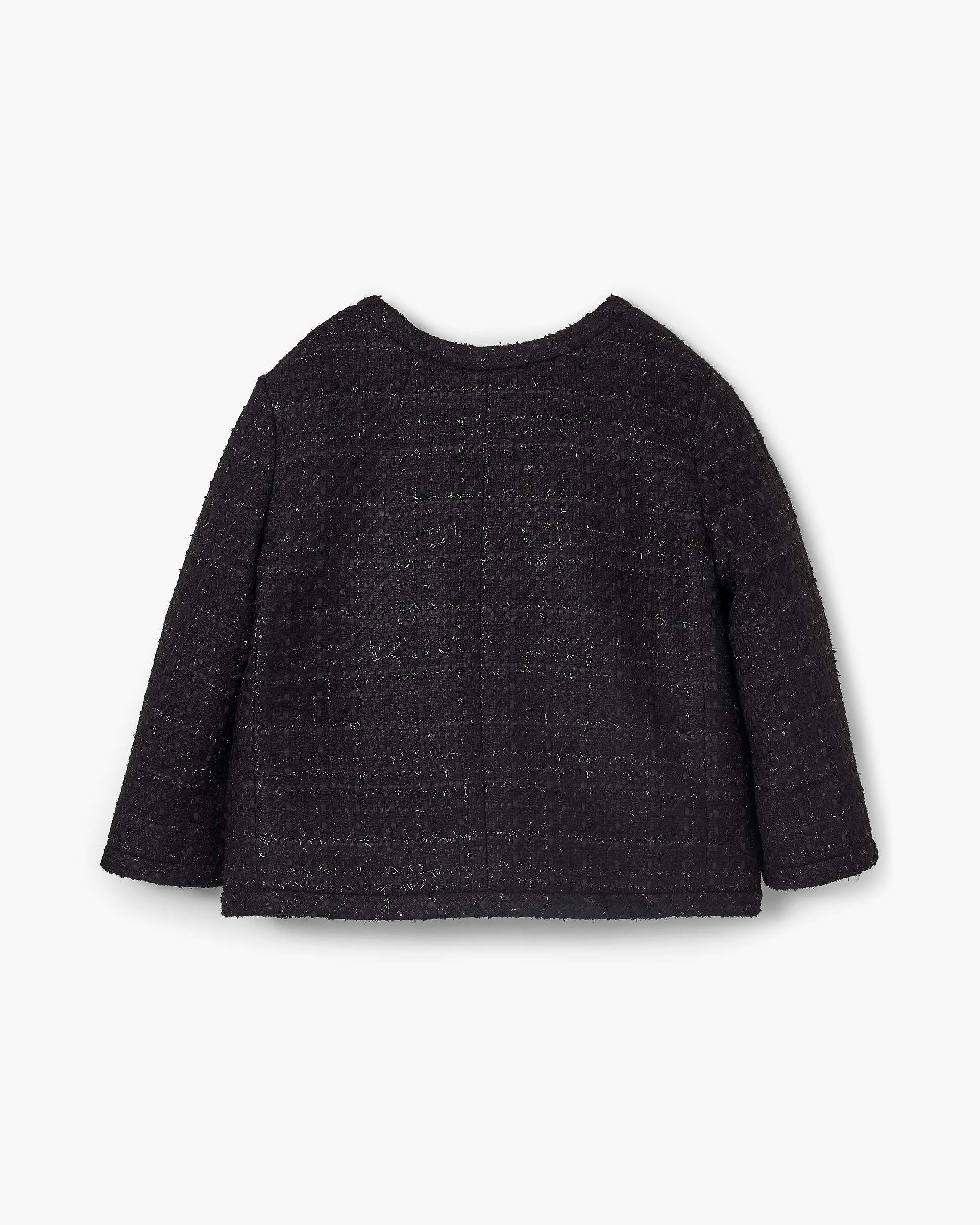 Tweed Backwards Lady Jacket - Black
