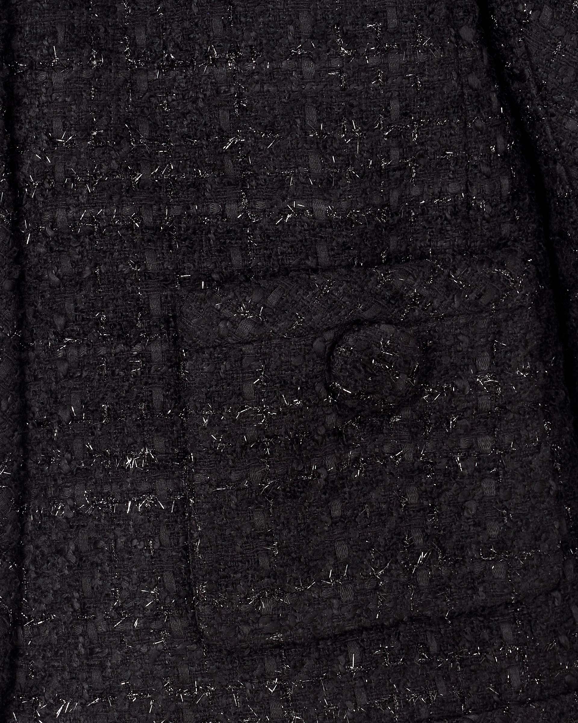 Tweed Backwards Lady Jacket - Black