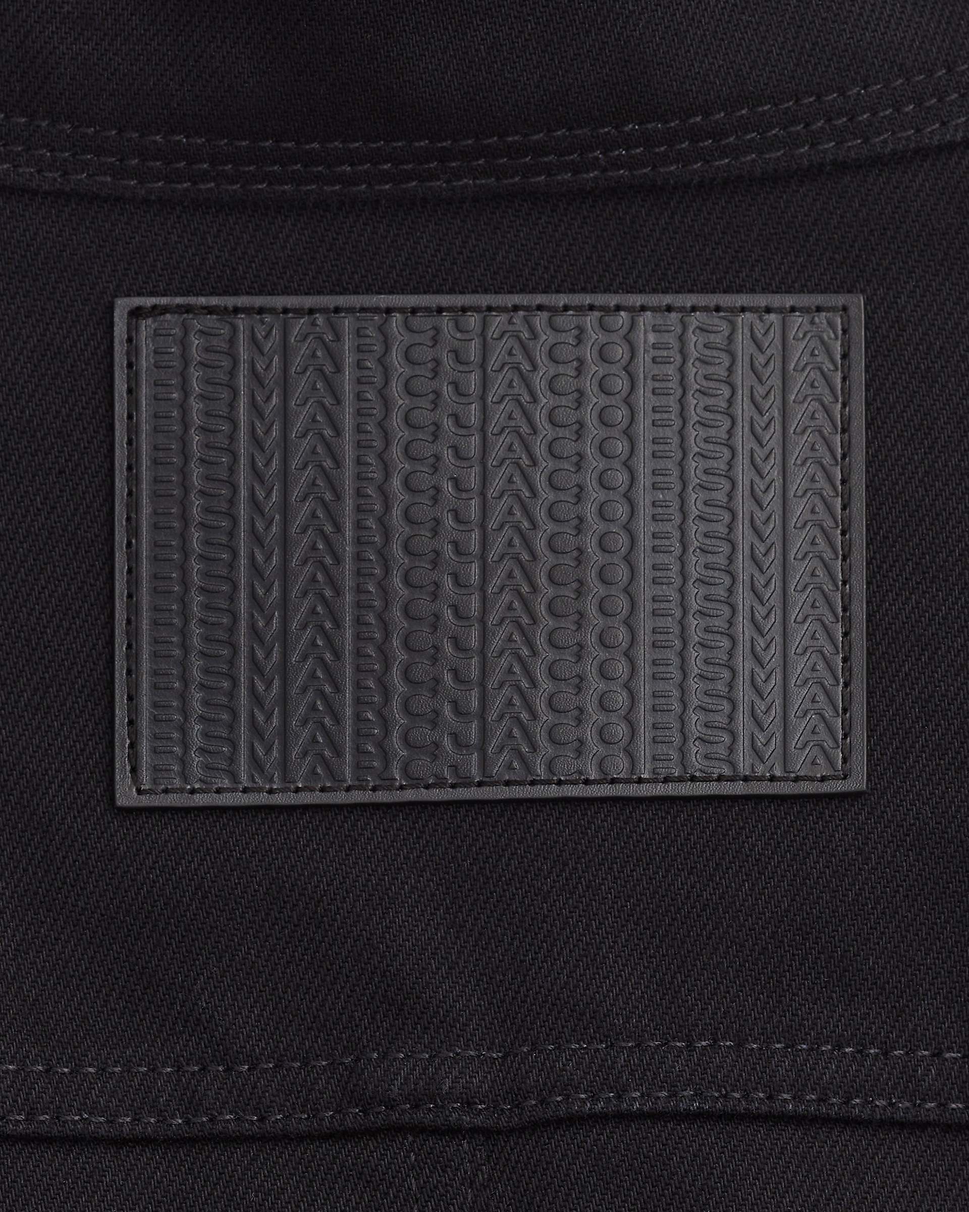 The Fluted Denim Jacket - Black