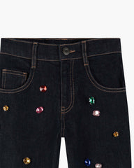 The Gem Denim Jeans - Blue