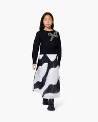The Gem Bow Sweater - Black