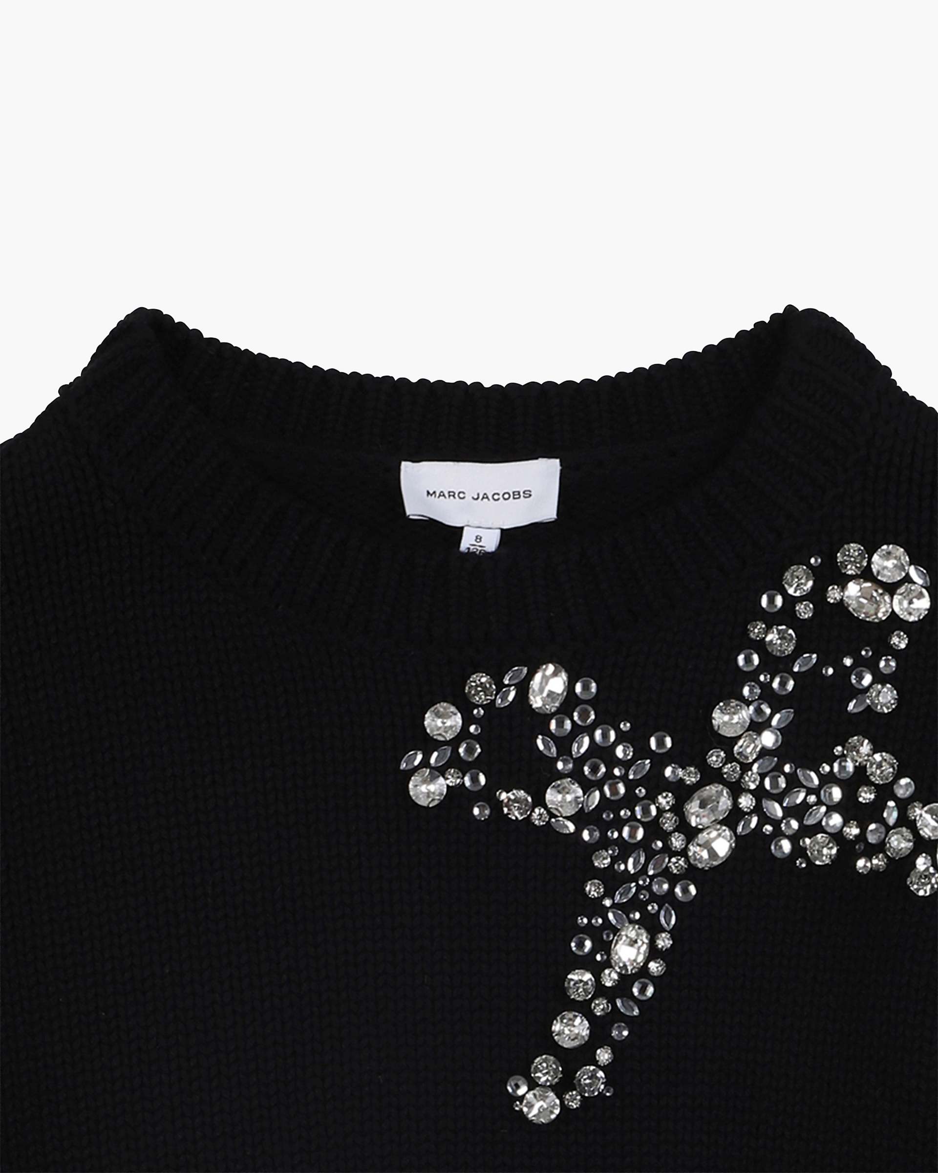 The Gem Bow Sweater - Black