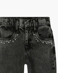 The Punk Gem Jeans - Black