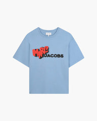 The Graffiti Logo Tee - Blue