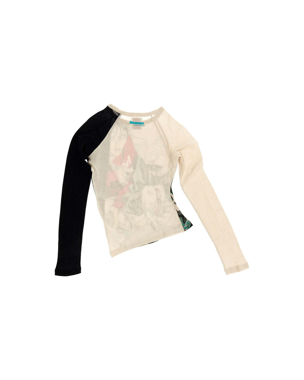 David Rappeneau Mesh Longsleeve - Beige Multi