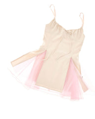 Handkerchief Princess Dress - Beige
