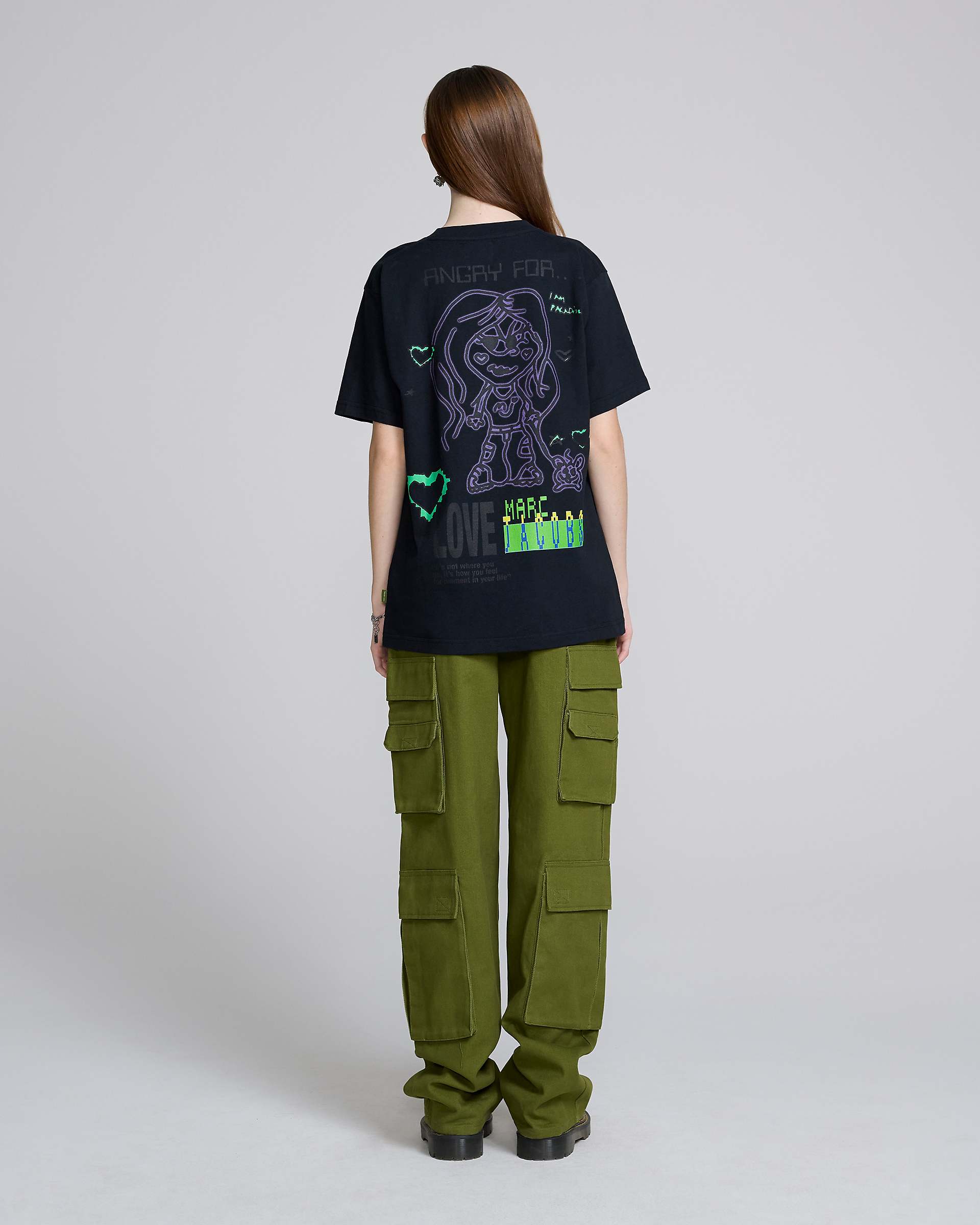 Angry For Love Tee - Black