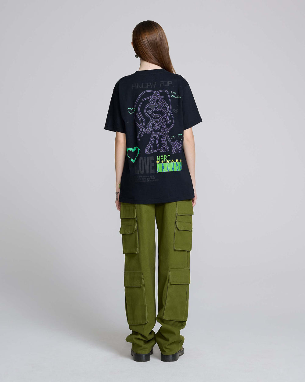 Angry For Love Tee - Black