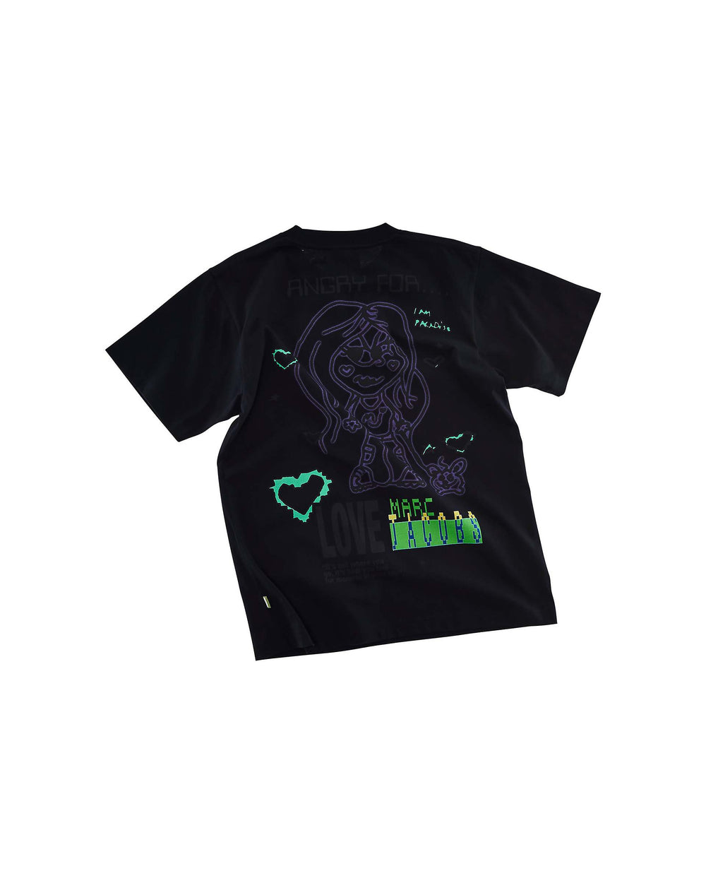 Angry For Love Tee - Black