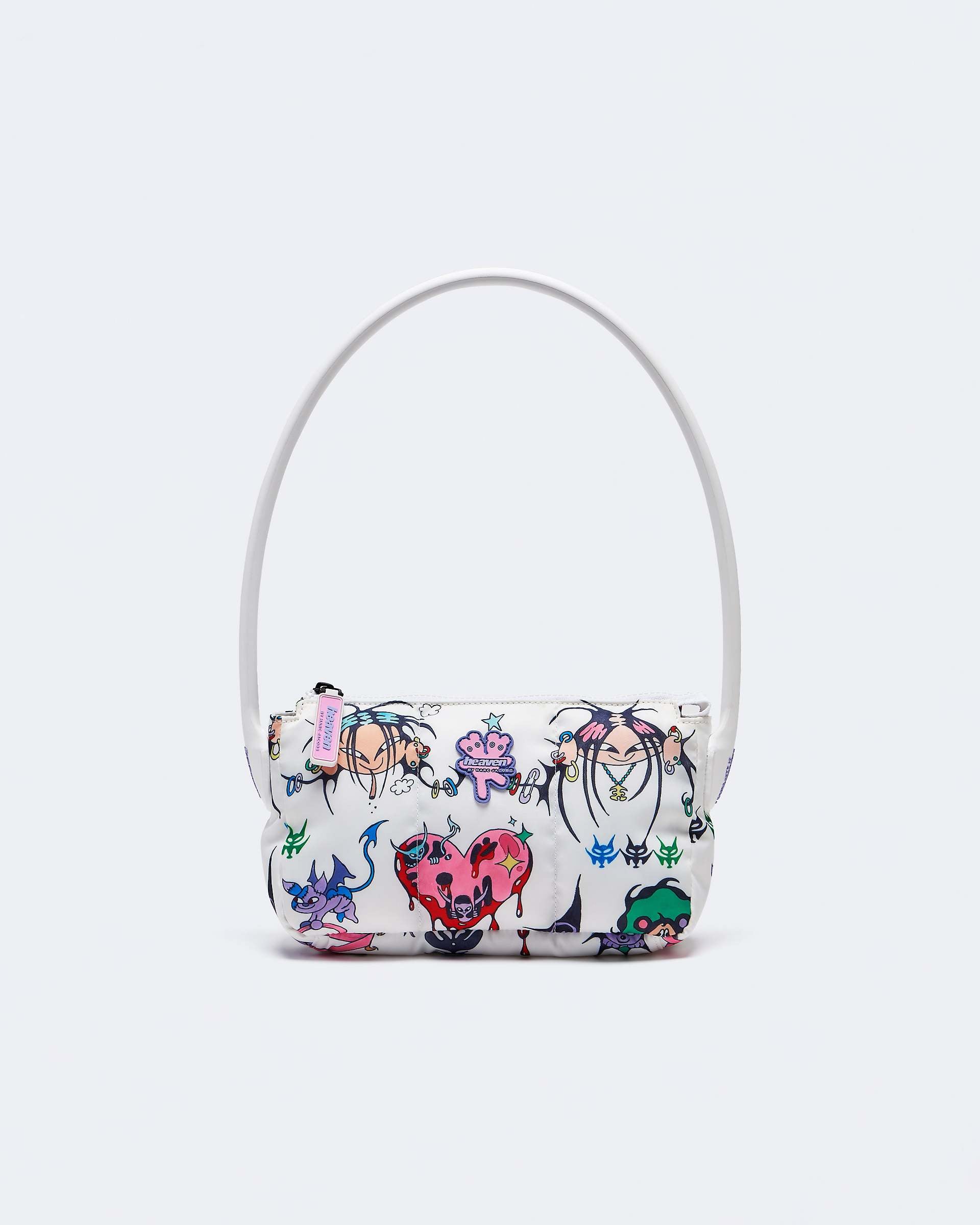 Characters Shoulder Bag - White Multi