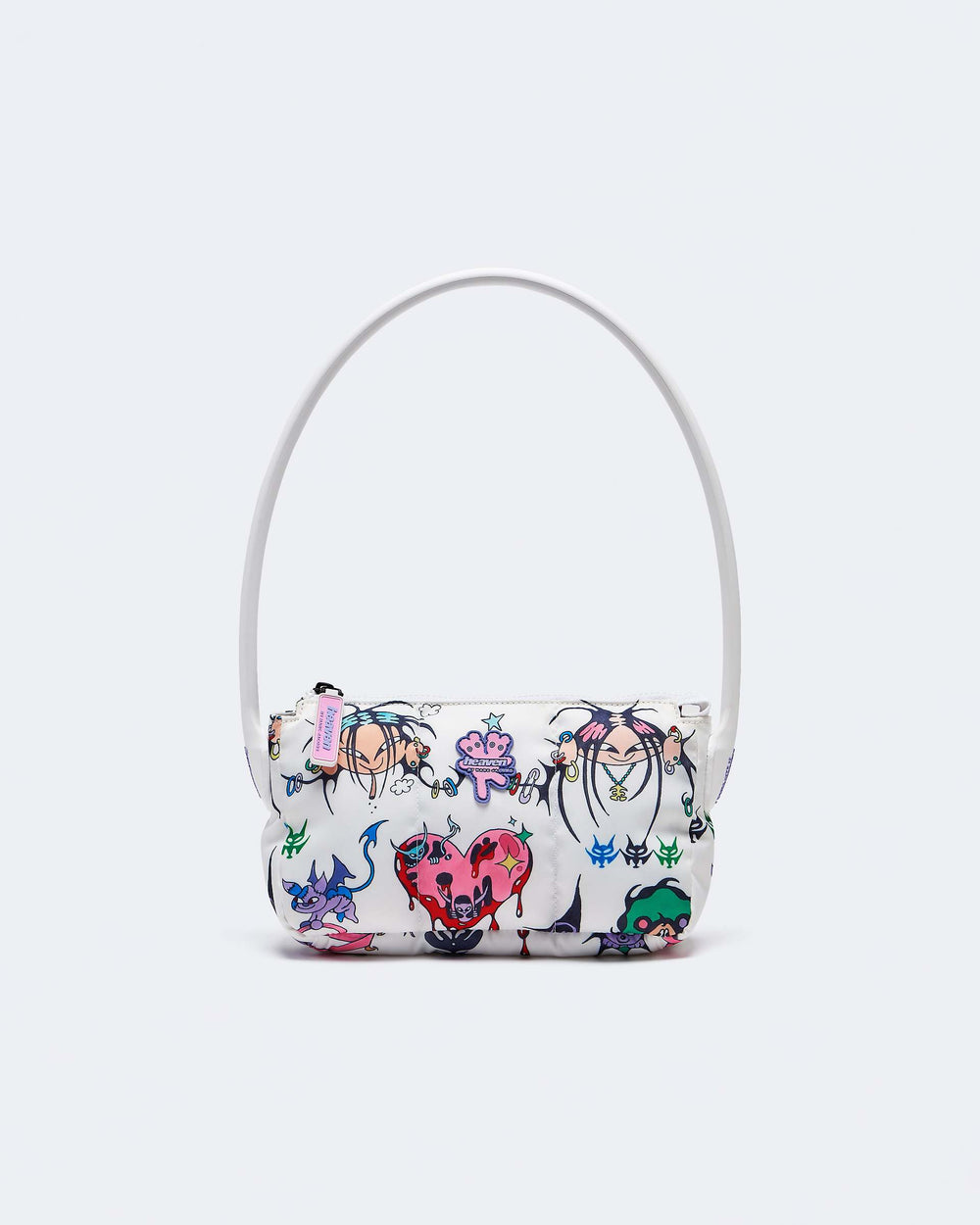 Characters Shoulder Bag - White Multi