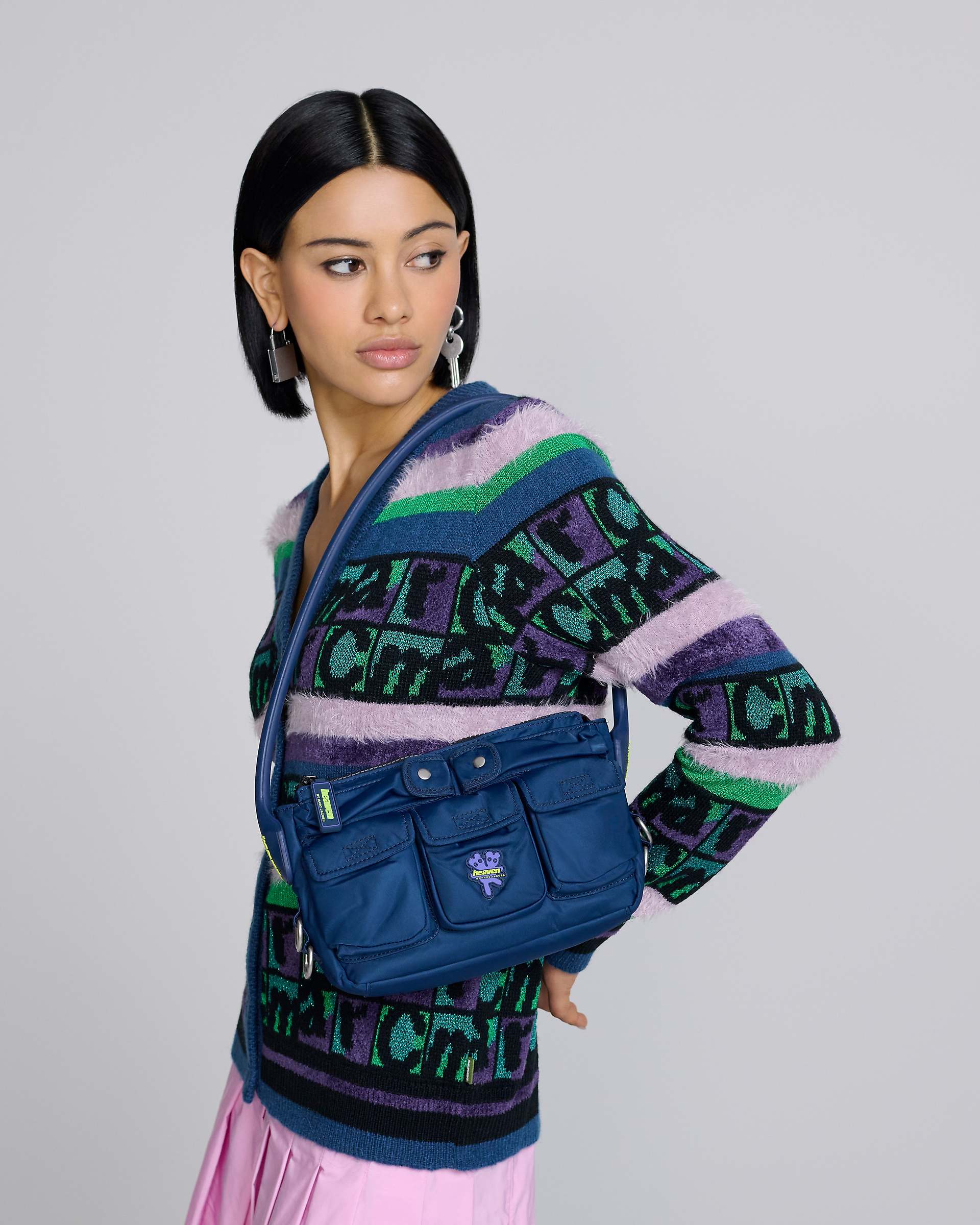 CARGO SHOULDER BAG - Navy