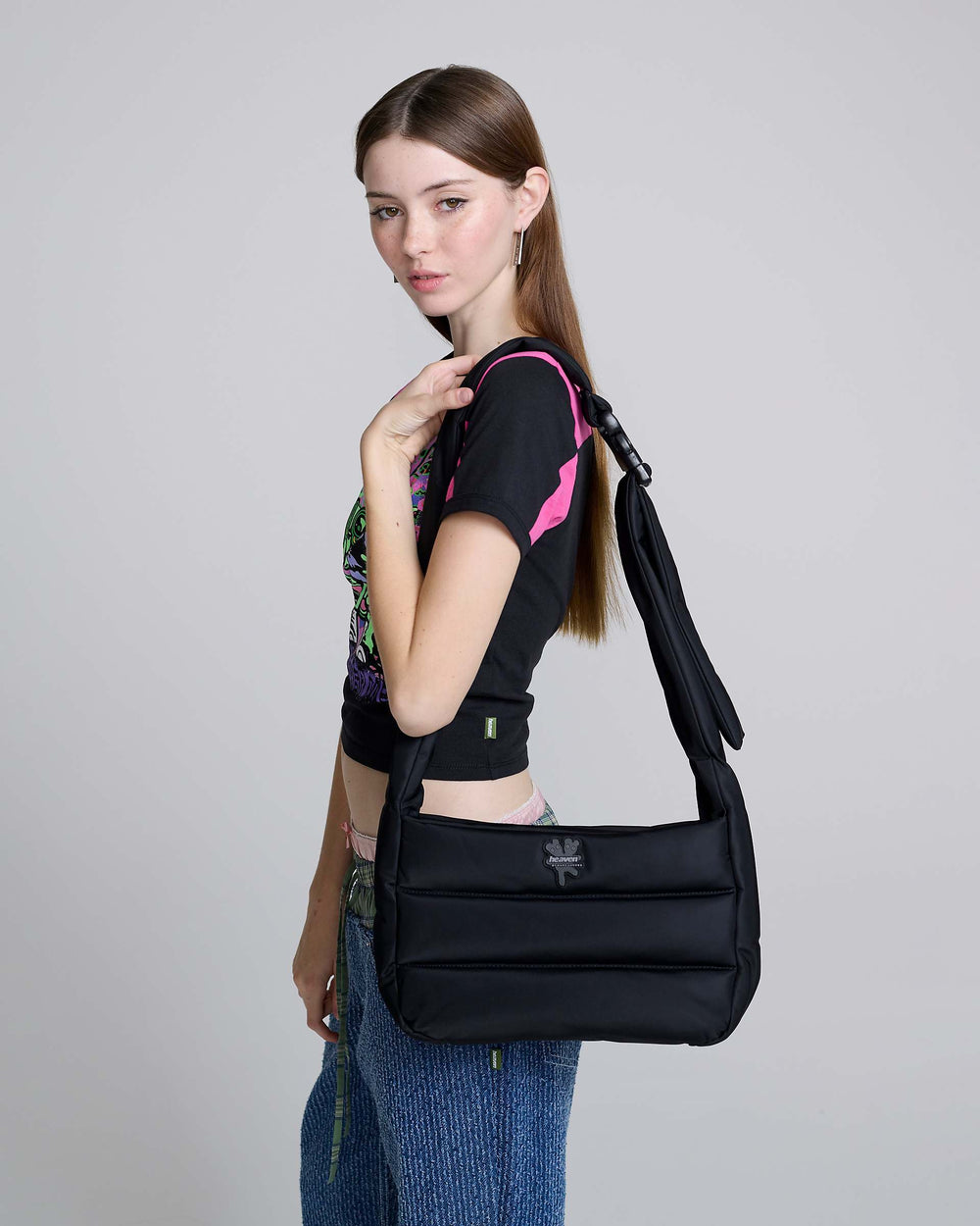 Nylon Messenger - Black