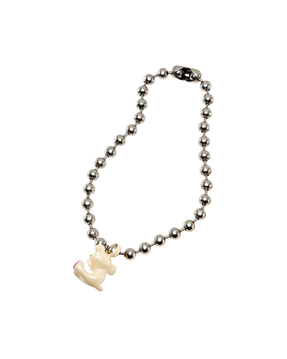 Crying Bear Necklace - Aged Silver Multi
