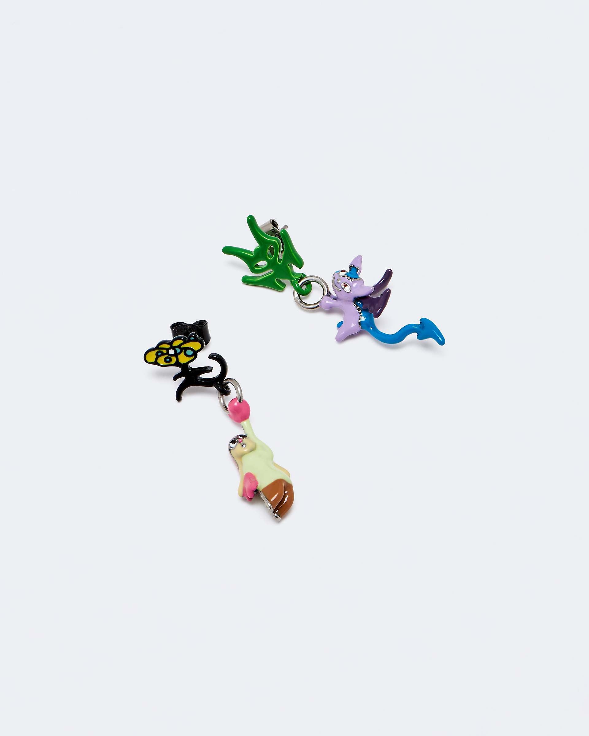 Characters Earrings - Multi