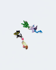 Characters Earrings - Multi