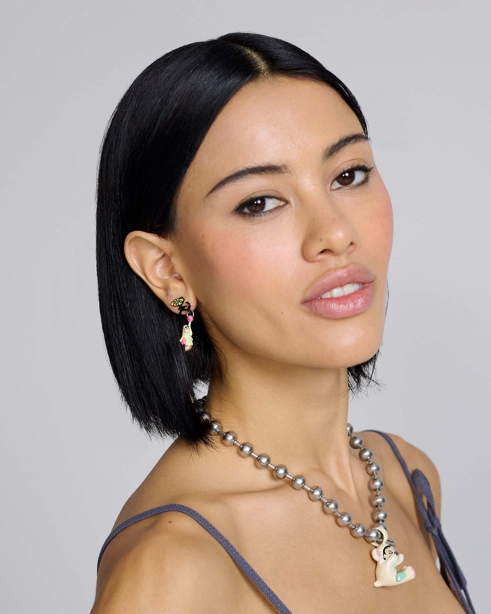 Characters Earrings - Multi