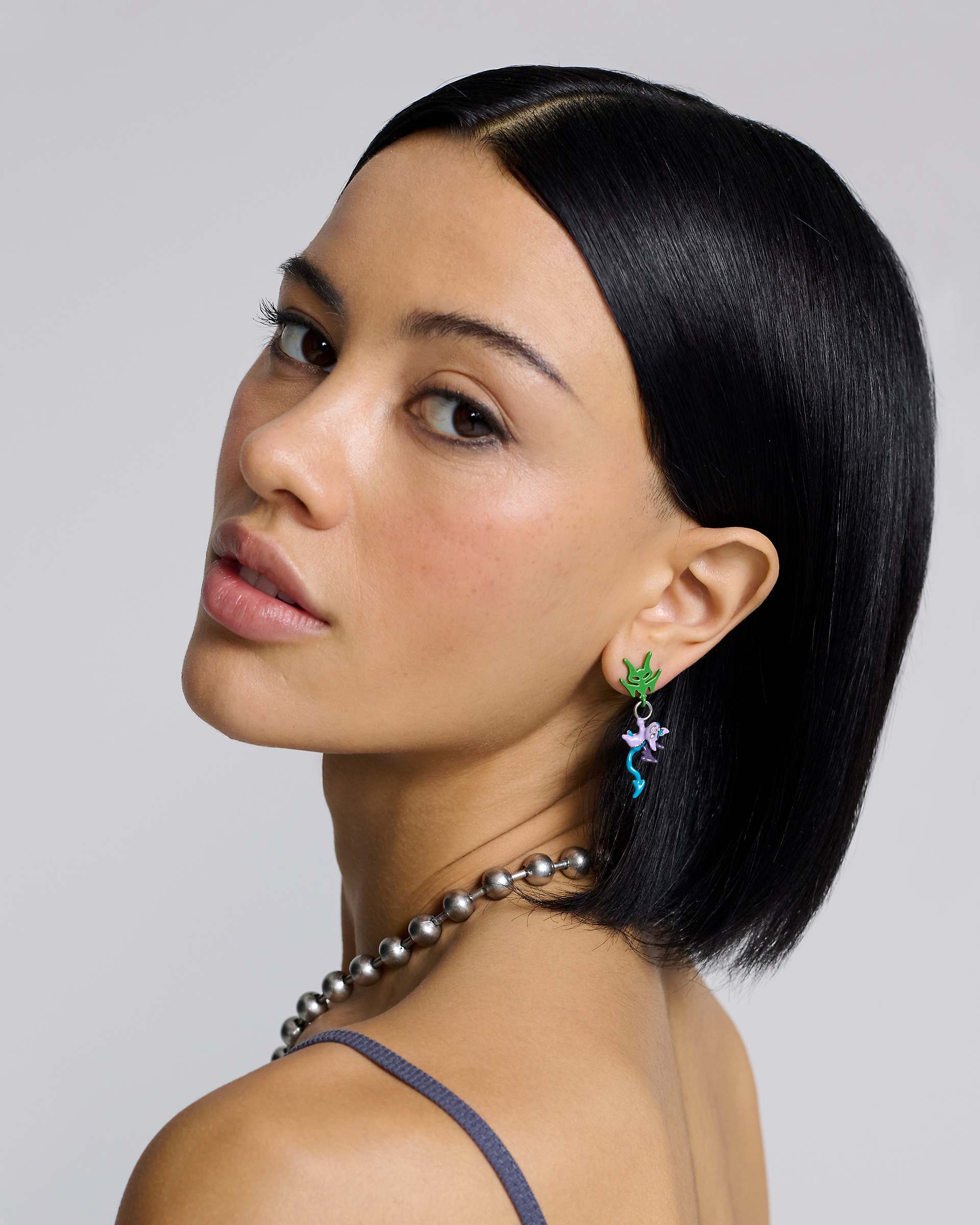 Characters Earrings - Multi