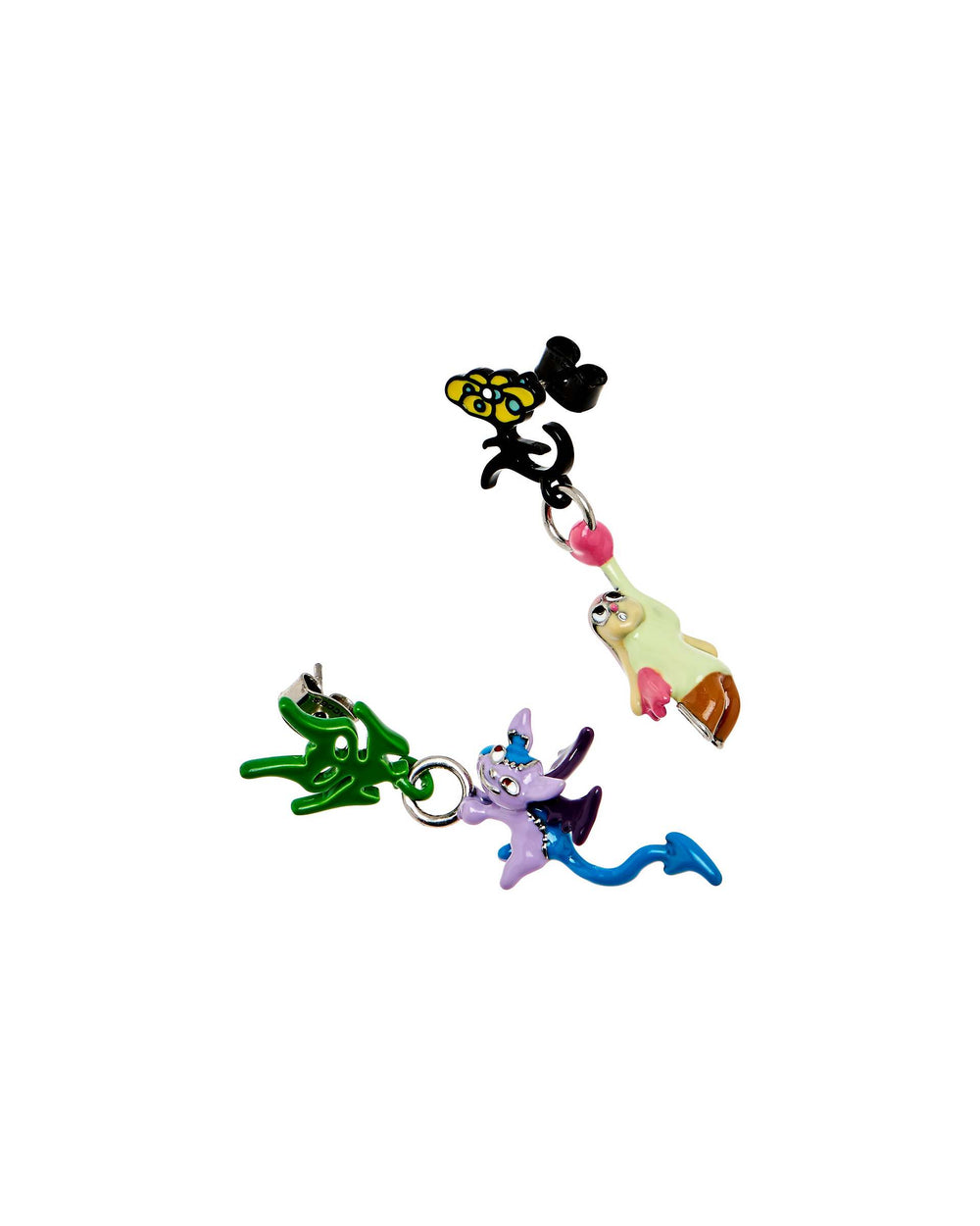 Characters Earrings - Multi