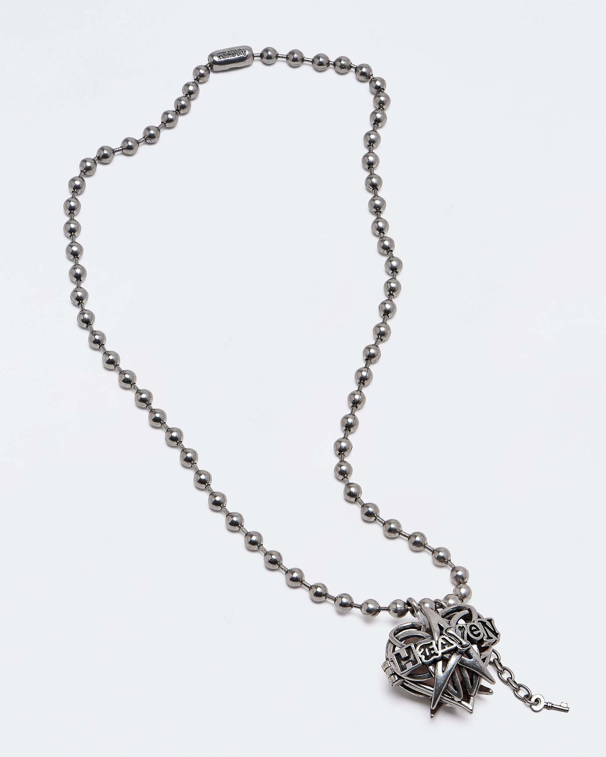 HEAVEN PENTAGRAM LOCKET - Aged Silver