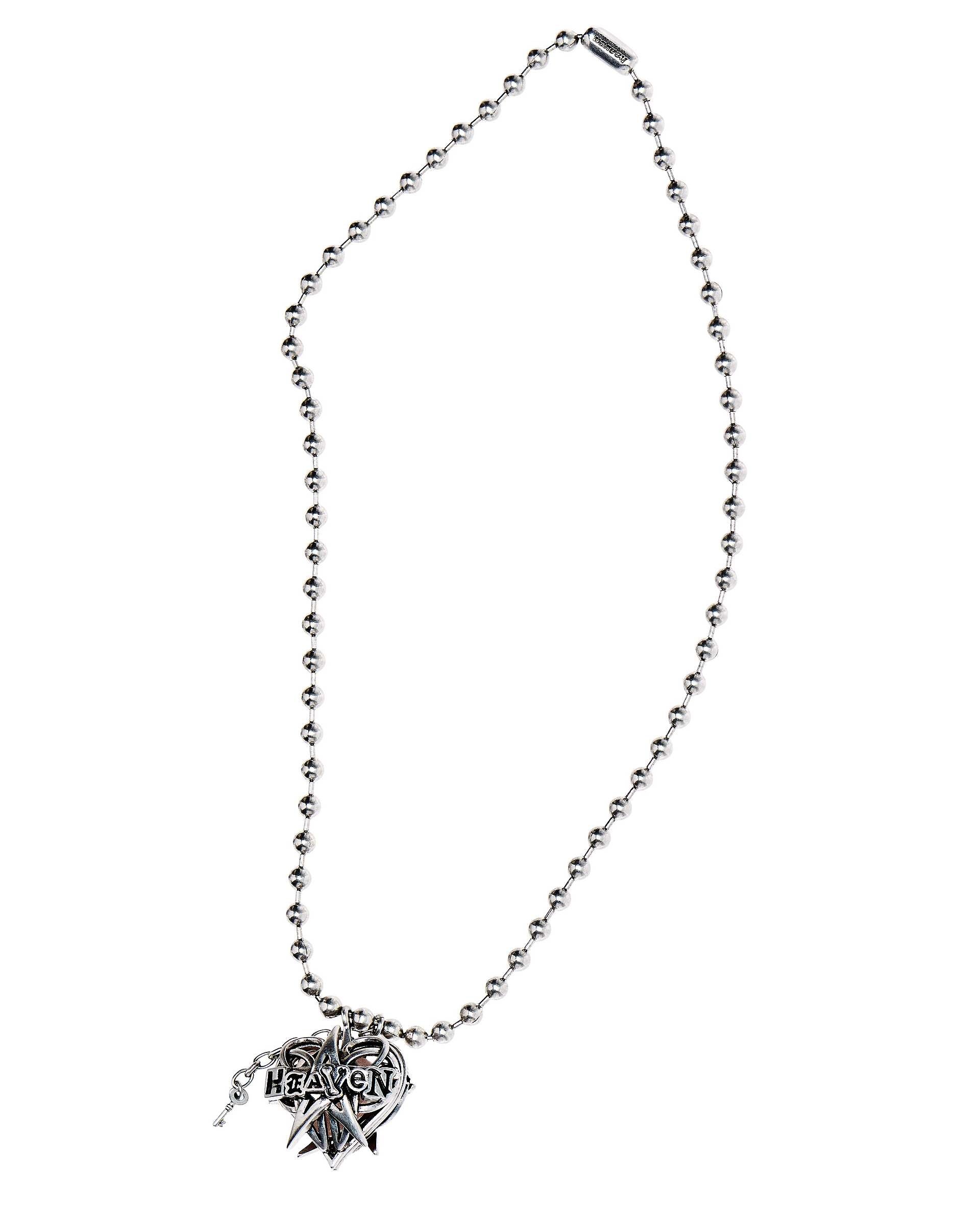HEAVEN PENTAGRAM LOCKET - Aged Silver
