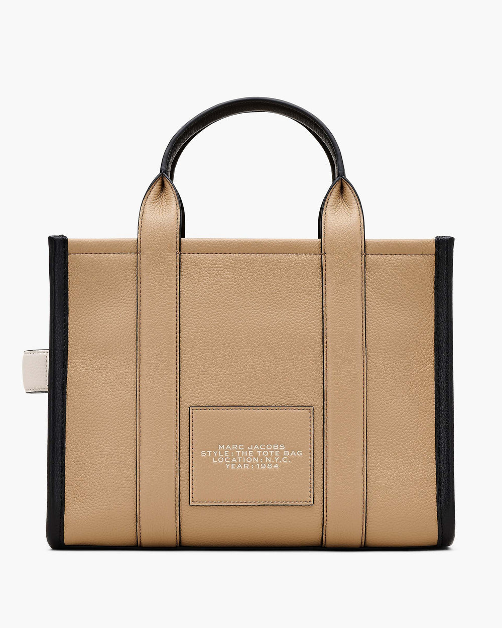 The Colorblock Medium Tote Bag - Camel Multi