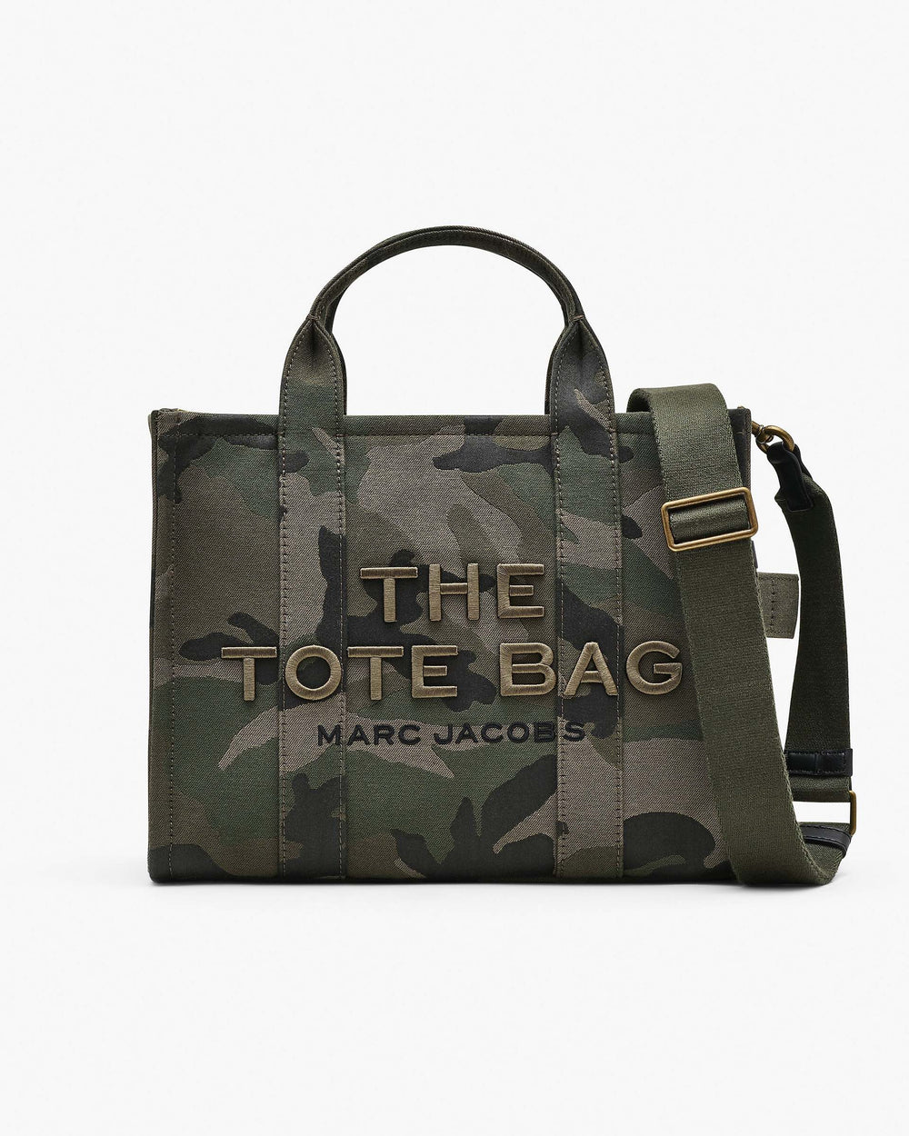 The Camo Jacquard Medium Tote Bag - Camo Multi