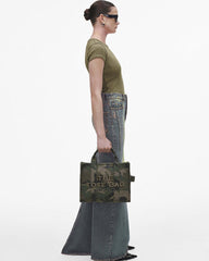 The Camo Jacquard Medium Tote Bag - Camo Multi