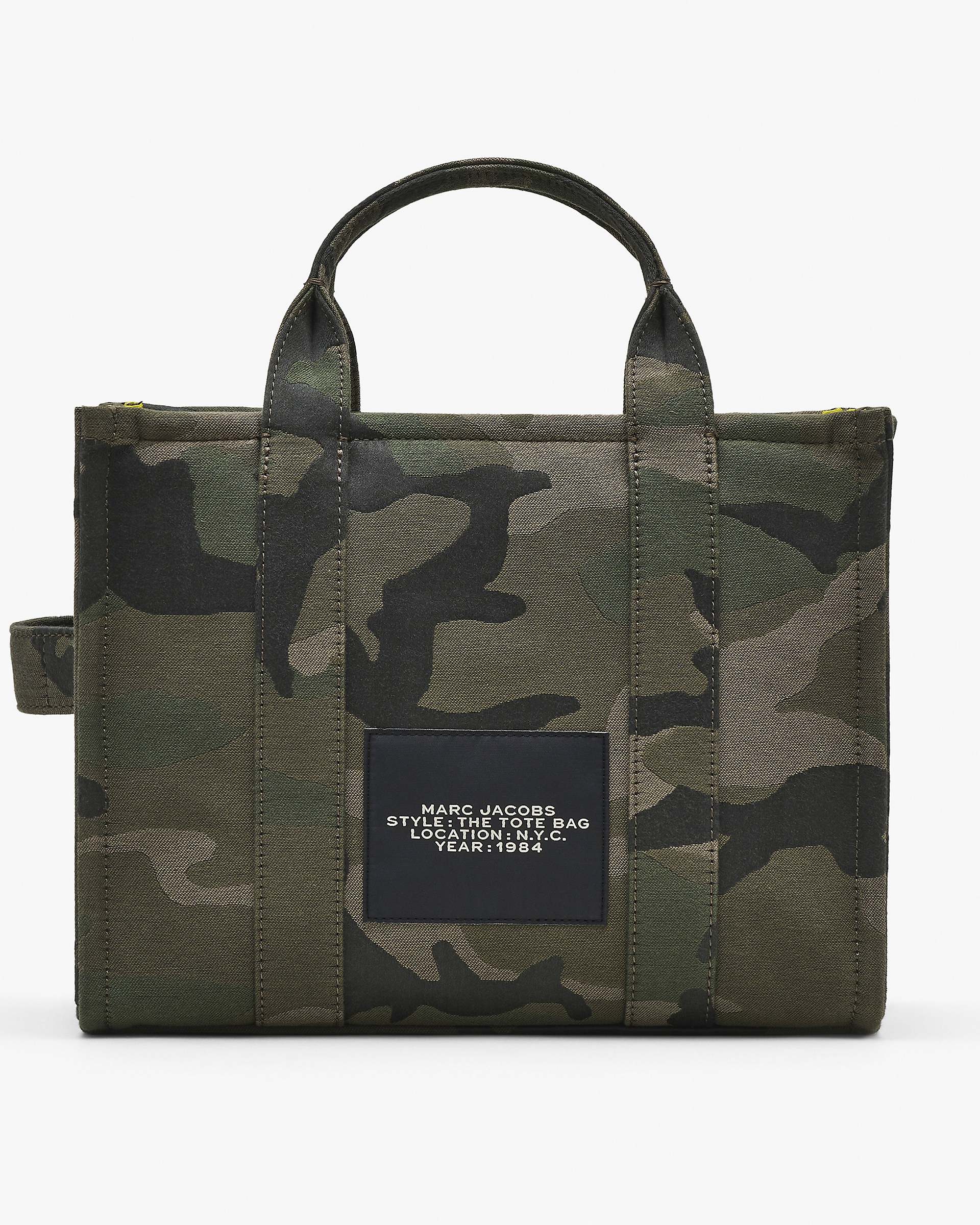 The Camo Jacquard Medium Tote Bag - Camo Multi
