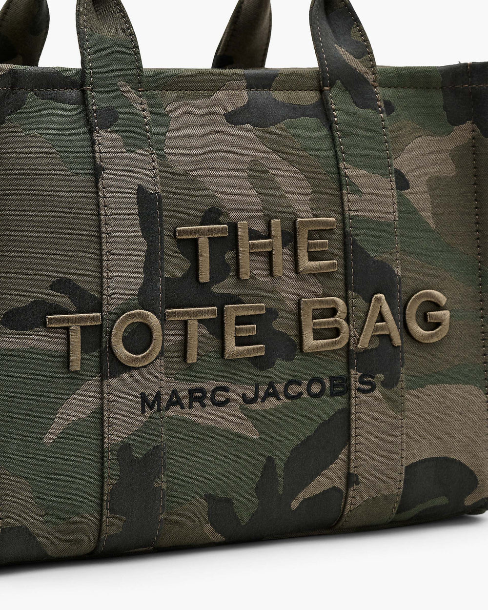 The Camo Jacquard Medium Tote Bag - Camo Multi