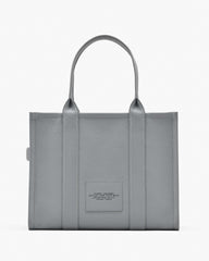 The Leather Large Tote Bag - Wolf Grey