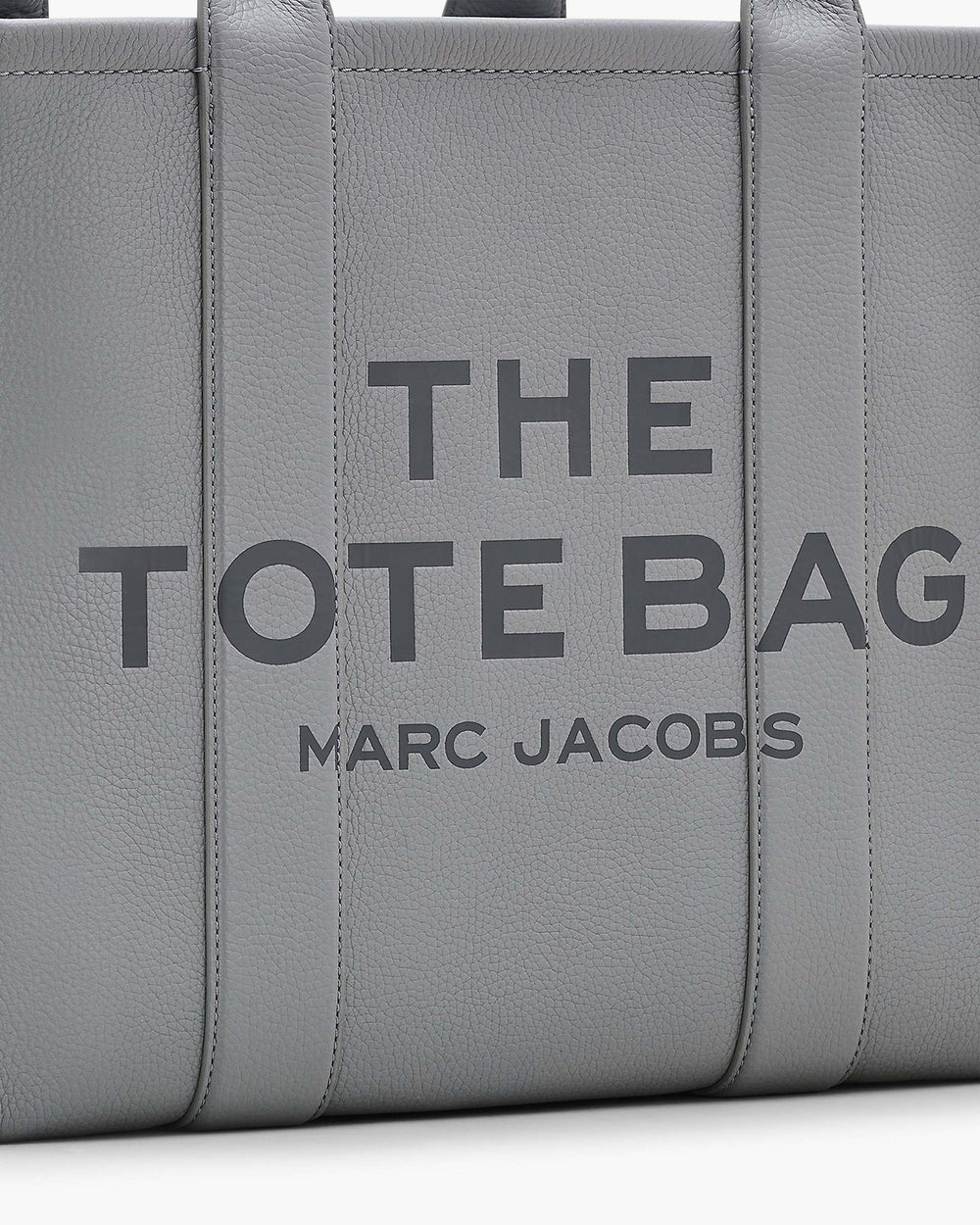The Leather Large Tote Bag - Wolf Grey