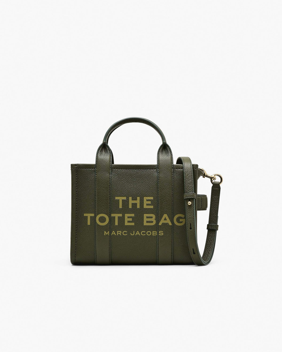 The Leather Small Tote Bag - Forest