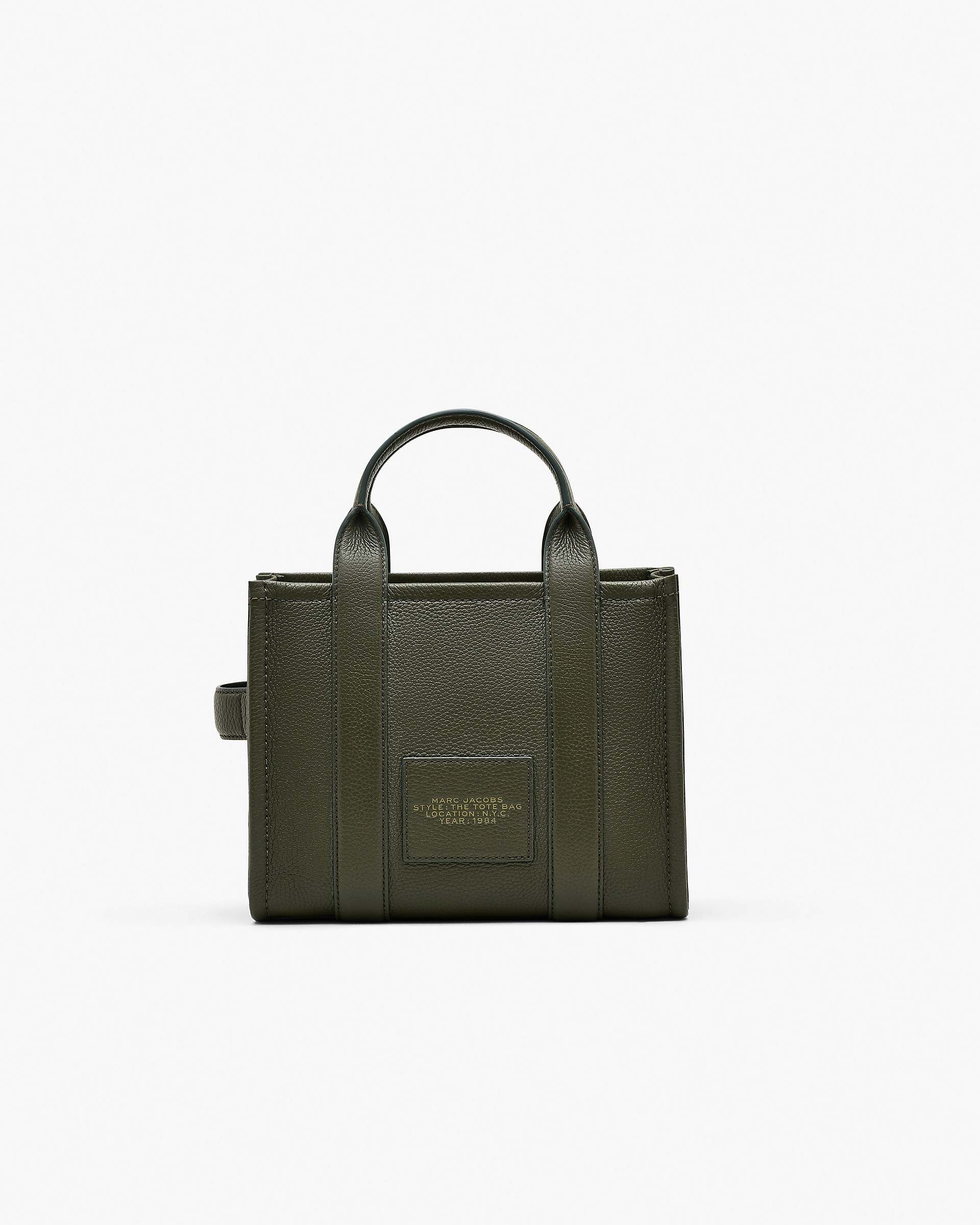 The Leather Small Tote Bag - Forest