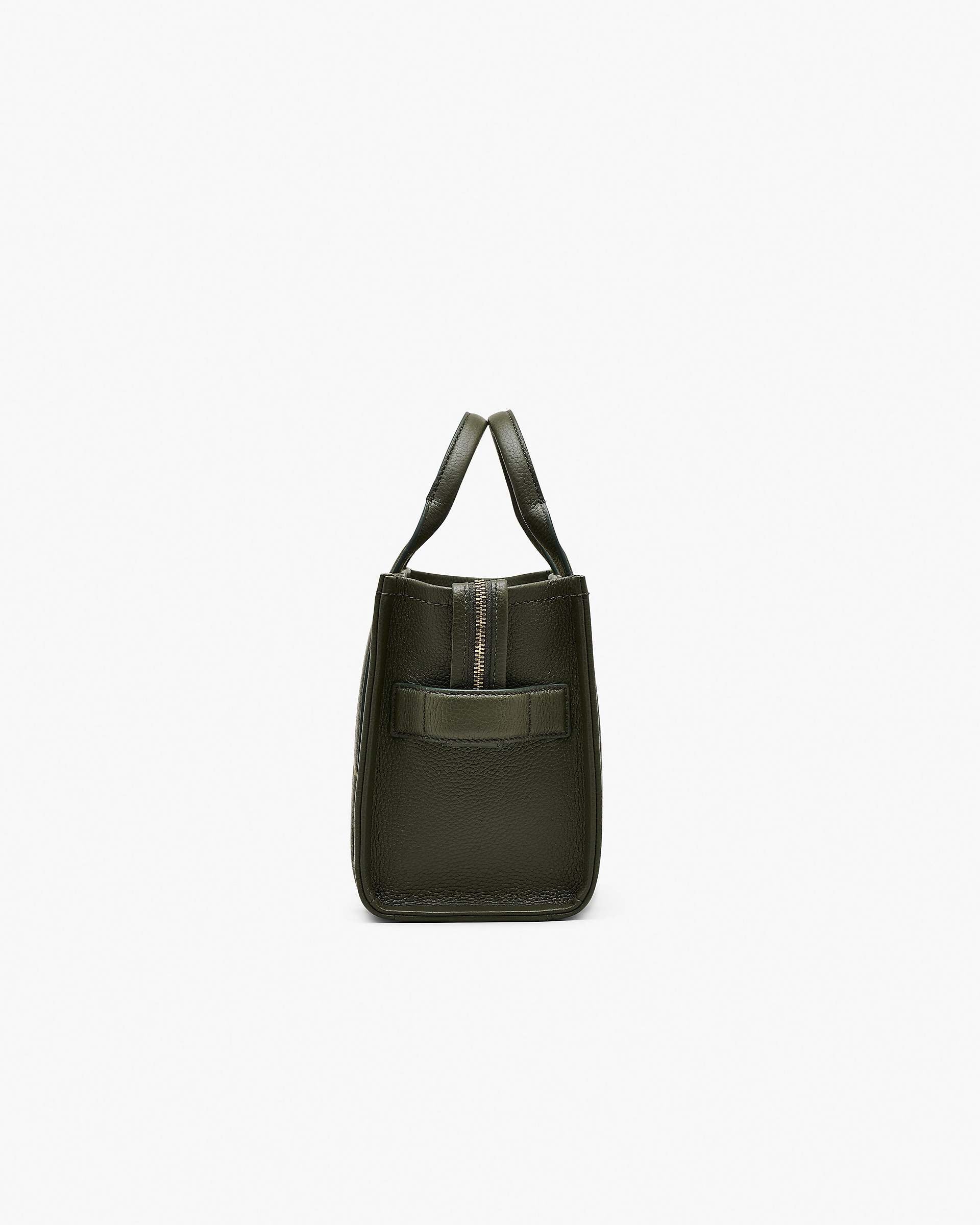 The Leather Small Tote Bag - Forest