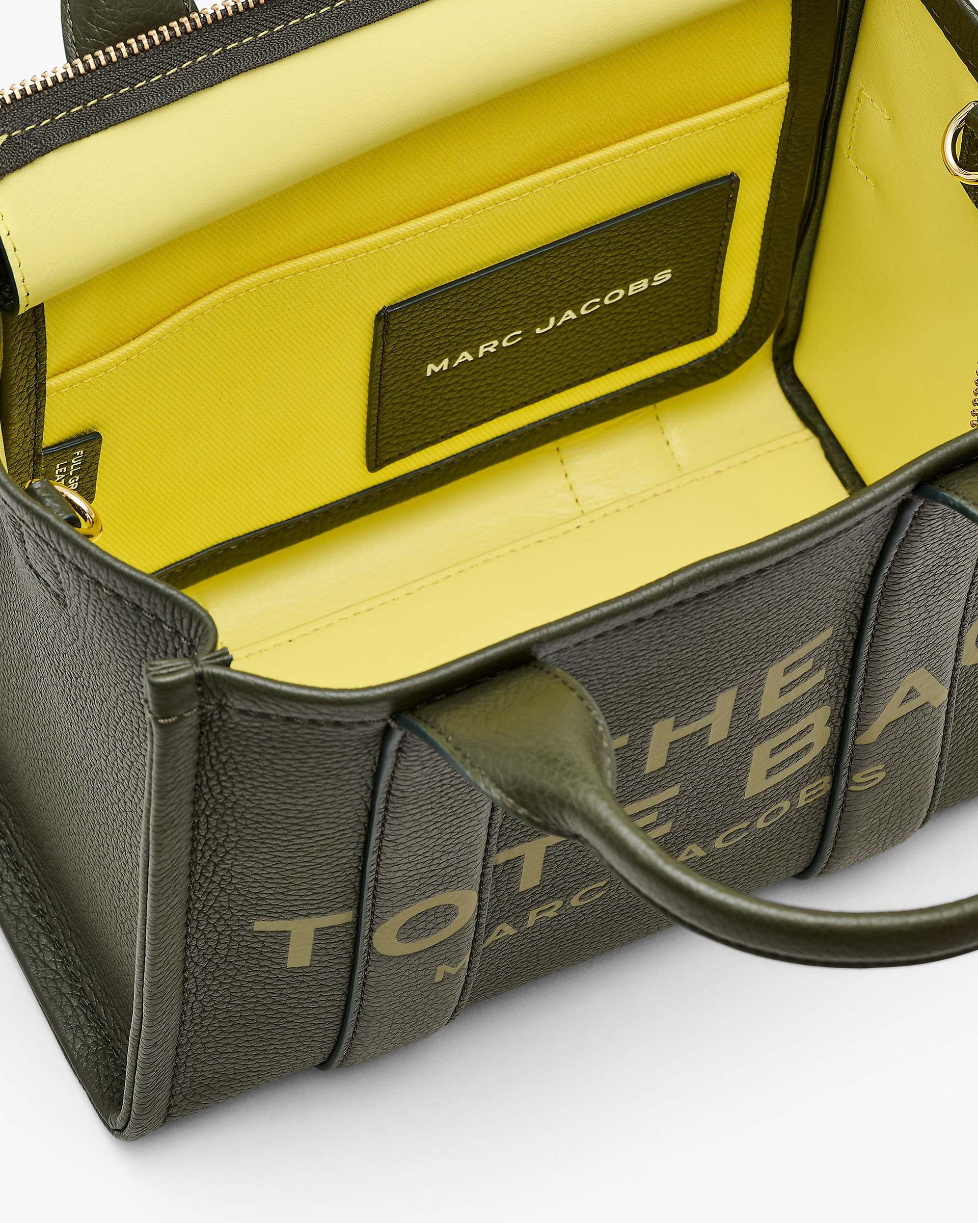 The Leather Small Tote Bag - Forest