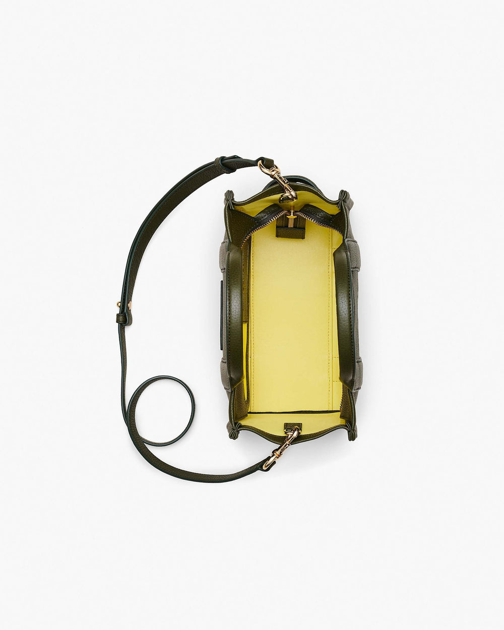 The Leather Small Tote Bag - Forest