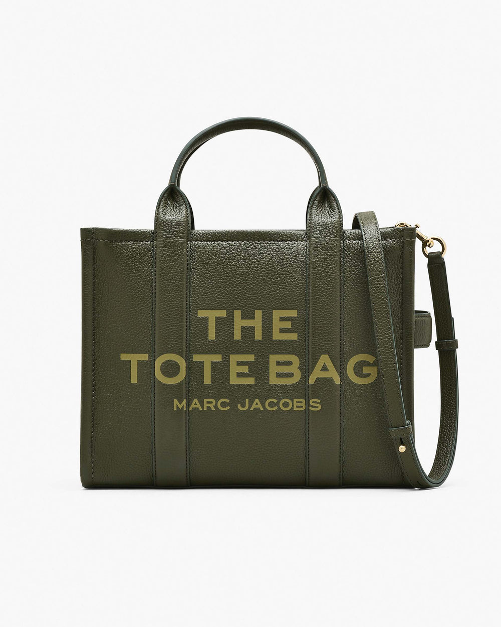 The Leather Medium Tote Bag - Forest