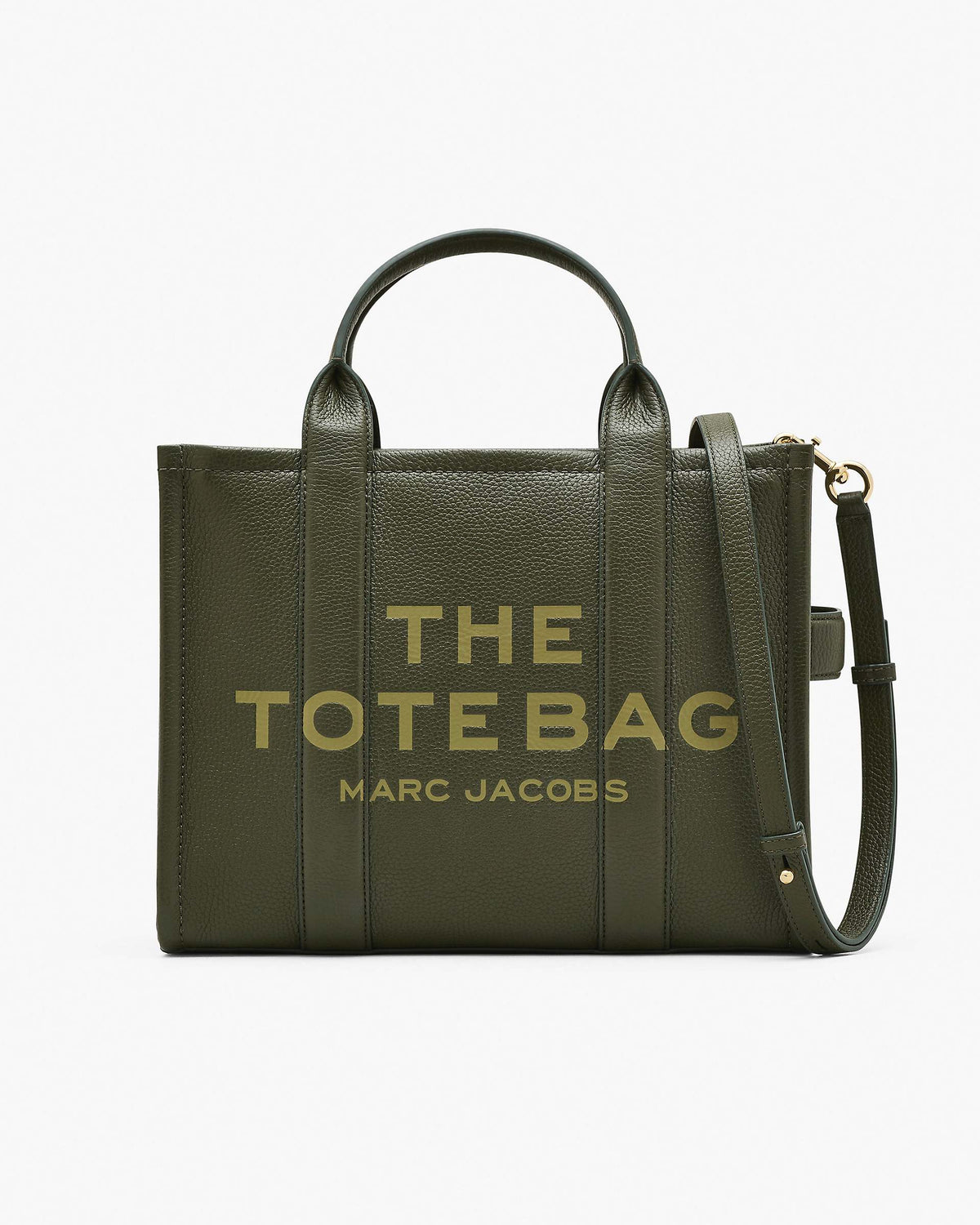 The Leather Medium Tote Bag - Forest